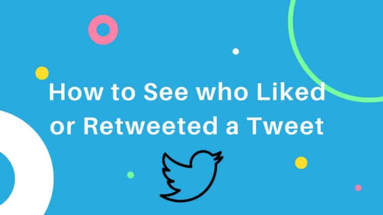 How to See who Liked or Retweeted a Tweet