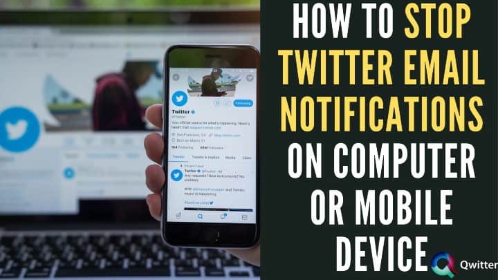 how to turn off email notifications on twitter