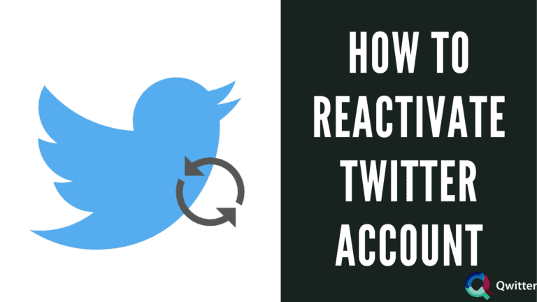 How to Reactivate Twitter Account after 30 days