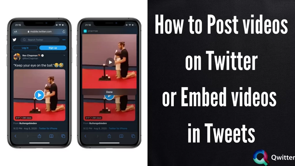 How to Post videos on Twitter or Embed videos in Tweets