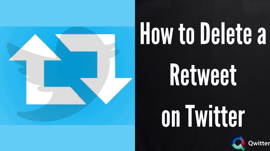 hOW TO DELETE A RETWETT ON TWITTER