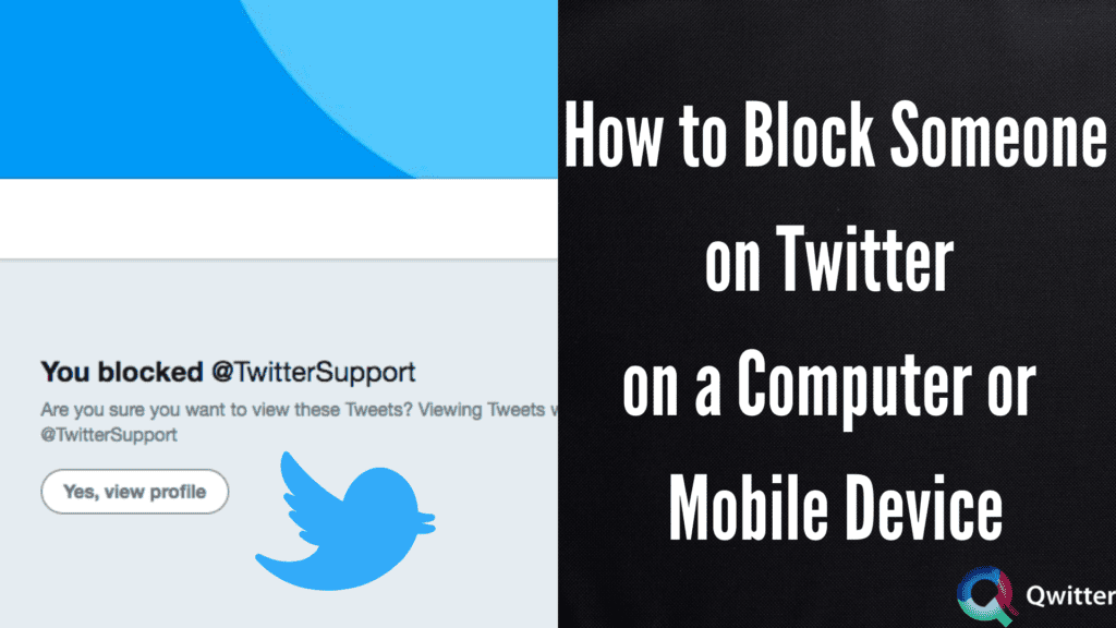 How to block someone on Twitter on a computer or mobile device