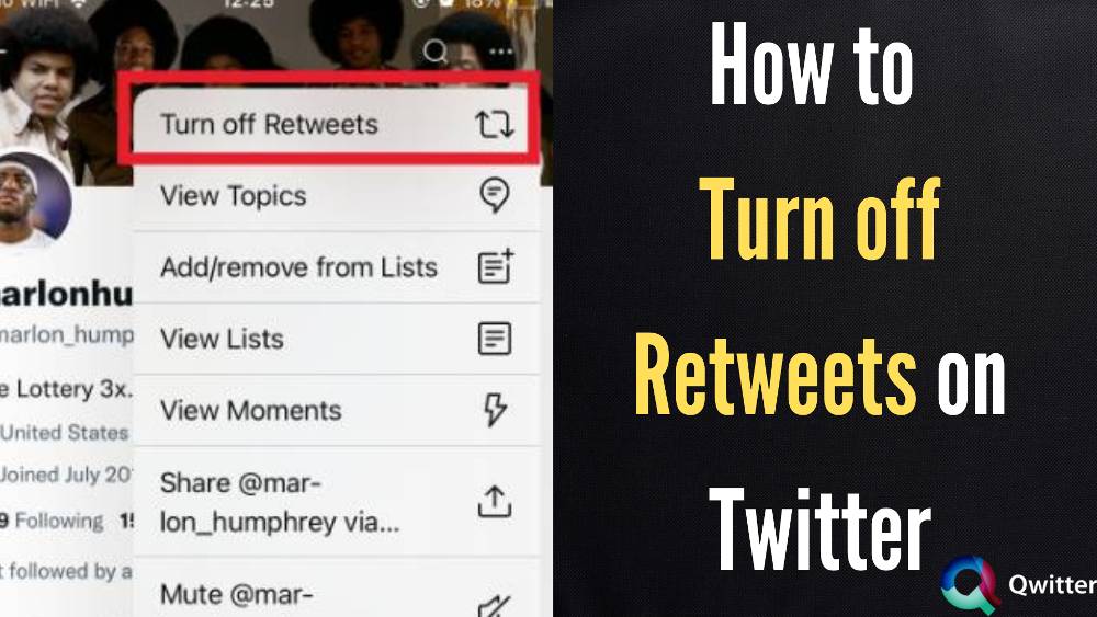 How to Turn off Retweets on Twitter - Qwitter