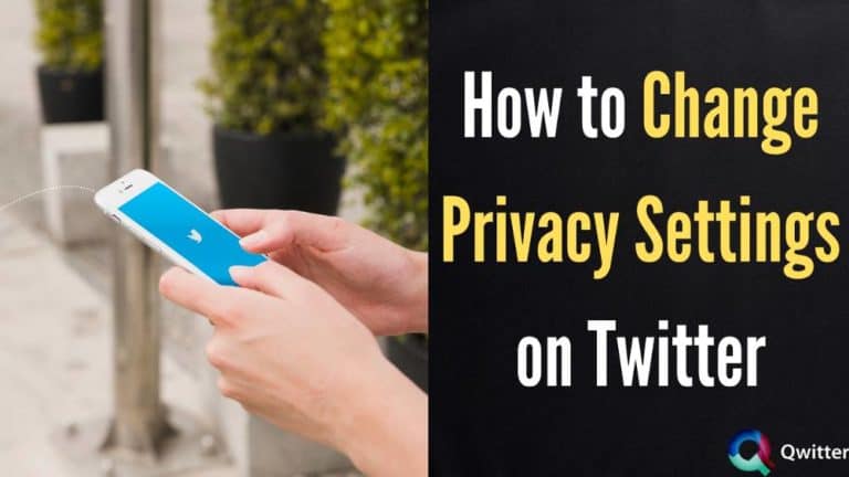 How to Change Privacy Settings on Twitter