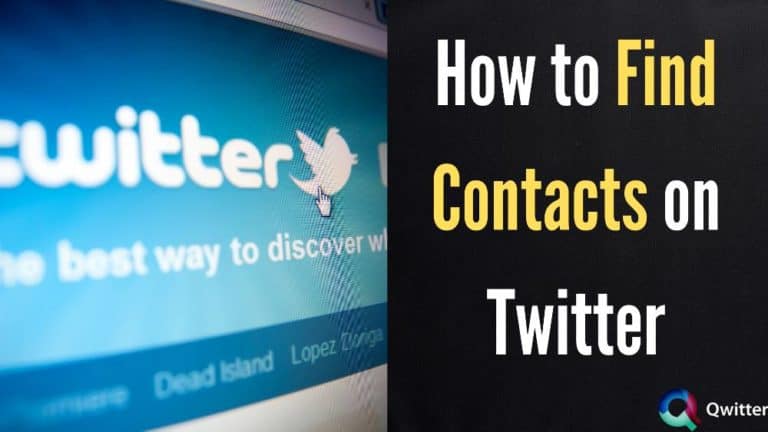 How to Find Contacts on Twitter to Connect With Friends