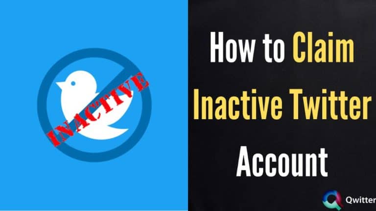 How to Claim Inactive Twitter Account