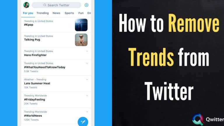 How to Remove Trends from Twitter