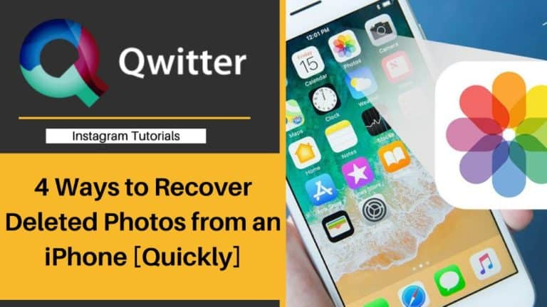 4 Ways to Recover Deleted Photos from an iPhone [Quickly]