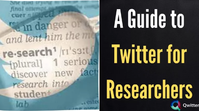 A Guide to Twitter for Researchers