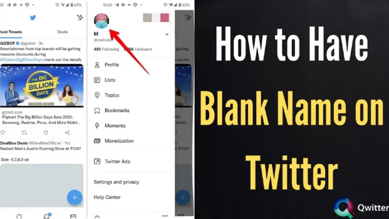 How to Have Blank Name on Twitter