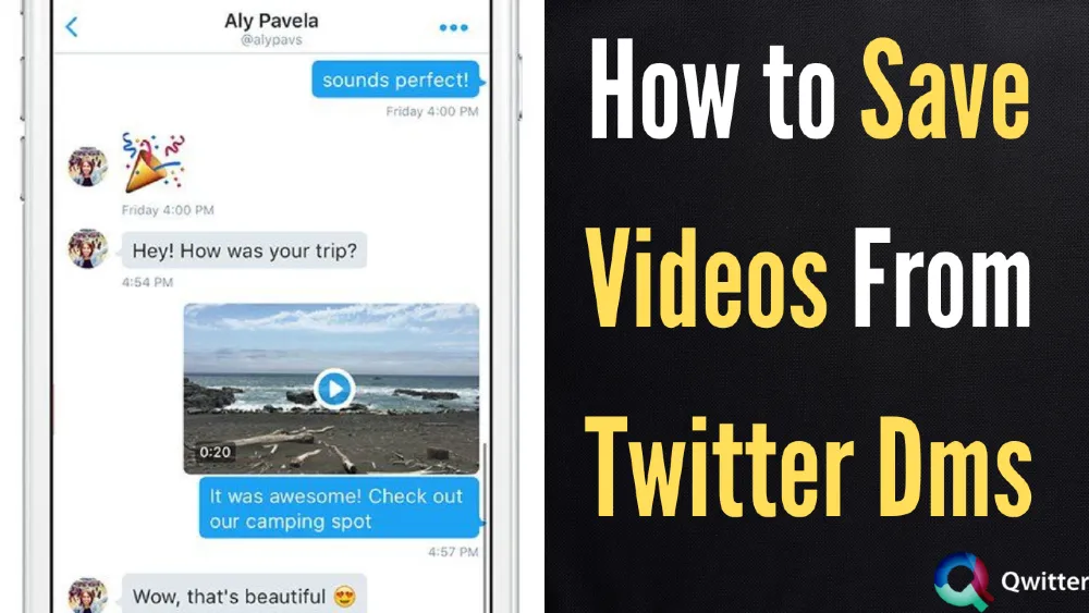 how to download twitter dm