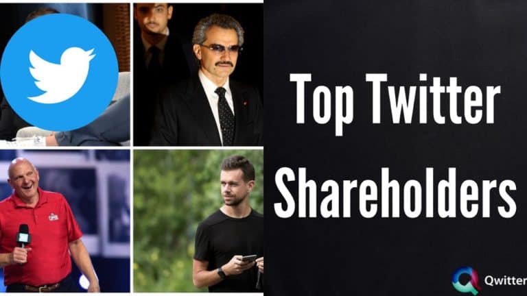 Top 5 Twitter Shareholders List