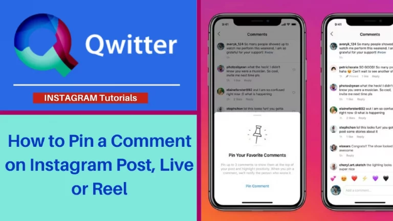 How to Pin a Comment on Instagram Post, Live or Reel