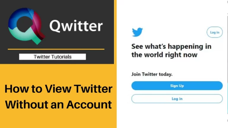 How to View Twitter Without Account or Login