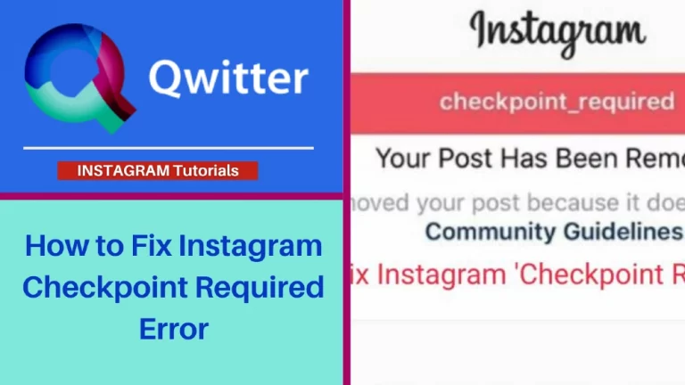 How to Fix Instagram Checkpoint Required Error