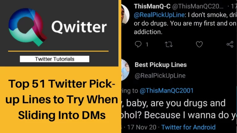 51 Best Twitter Pick up Lines for Sliding Into DMs