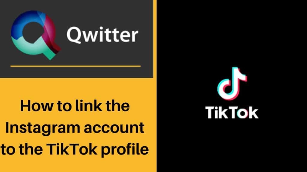 How to link the Instagram account to the TikTok profile